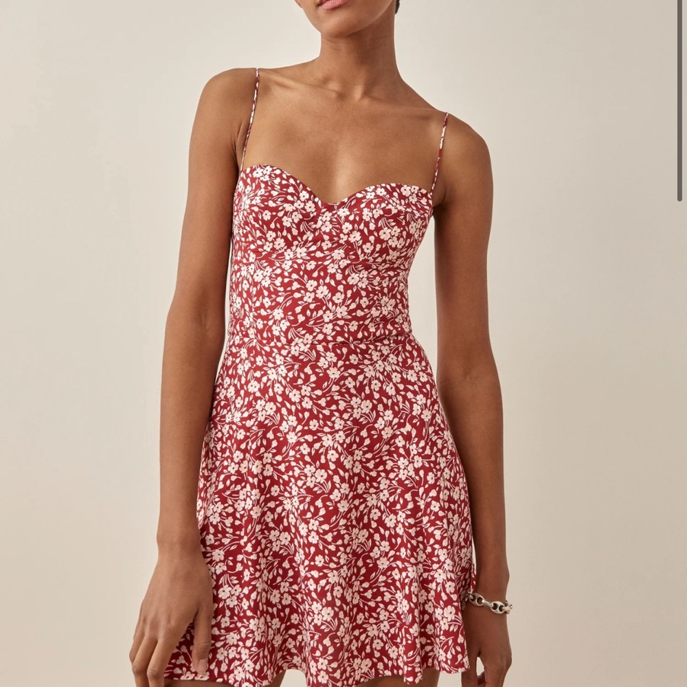 The reformation Saskia Mini Dress